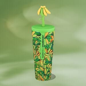FARM RIO + STARBUCKS Board Banana Cold Cup Tumbler